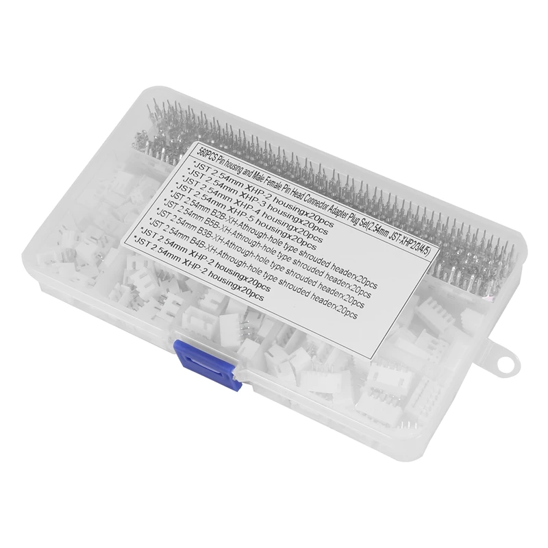 HOT-560PC 2.54Mm JST-XHP 2/3/4/5 Pin Housing With 2.54Mm JST XH Male/Female Pin Header Dupont Wire Connector Kit
HOT-560PC 2.54Mm JST-XHP 2/3/4/5 Pin Housing With 2.54Mm JST XH Male/Female Pin Header Dupont Wire Connector Kit