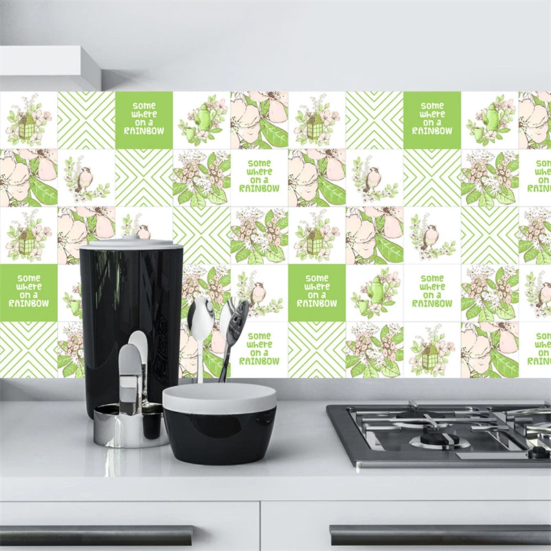 10pcs Nordic Style Waterproof Modern Tiles Wall Sticker Bathroom Kitchen Tables Decoration Wallpaper Peel & Stick DIY Art Mural
10pcs Nordic Style Waterproof Modern Tiles Wall Sticker Bathroom Kitchen Tables Decoration Wallpaper Peel & Stick DIY Art Mural