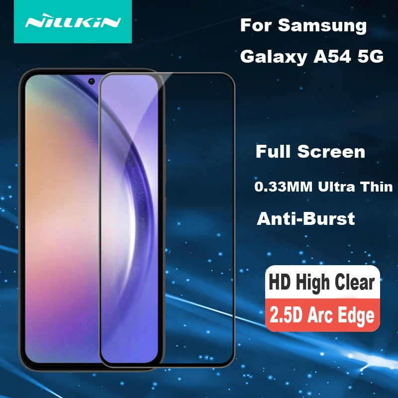 For Samsung Galaxy A54 5G Tempered Glass Nillkin CP+Pro 2.5D Fully Covered Screen Protector Anti-Explosion Glass Film For A54
For Samsung Galaxy A54 5G Tempered Glass Nillkin CP+Pro 2.5D Fully Covered Screen Protector Anti-Explosion Glass Film For A54