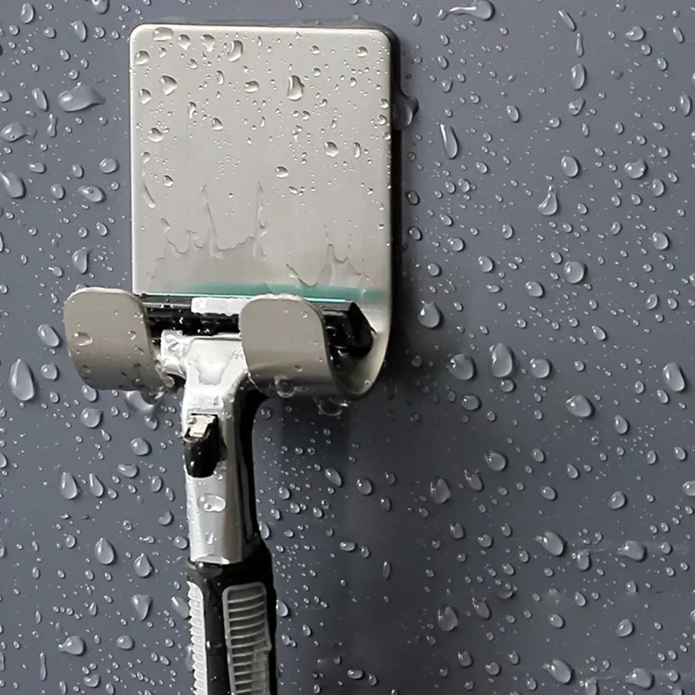 Stainless Steel Razor Bracket for Men's Shaver Holder Shelf Bathroom Razor Holder Wall Adhesive Storage Hook Kitchen Hanger
Stainless Steel Razor Bracket for Men's Shaver Holder Shelf Bathroom Razor Holder Wall Adhesive Storage Hook Kitchen Hanger