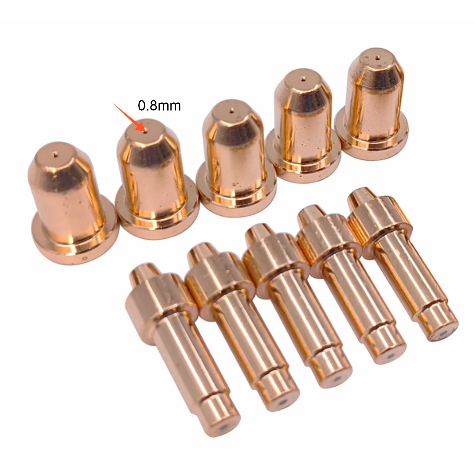 770791 Plasma Cutting Electrode 770795/770796/770797 Nozzle Tip For Hobart Airforce 12ci Torch Copper Plasma Cutting Accessories
770791 Plasma Cutting Electrode 770795/770796/770797 Nozzle Tip For Hobart Airforce 12ci Torch Copper Plasma Cutting Accessories