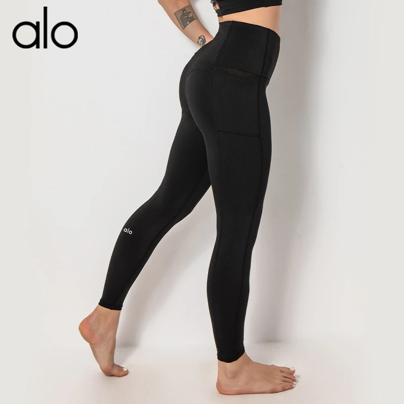 Alo Yoga Ladies Stretch Leggings New Side Pocket Breathable High Waist Sports Leggings Shape Outdoor Running Fitness Yoga Pants
Alo Yoga Ladies Stretch Leggings New Side Pocket Breathable High Waist Sports Leggings Shape Outdoor Running Fitness Yoga Pants