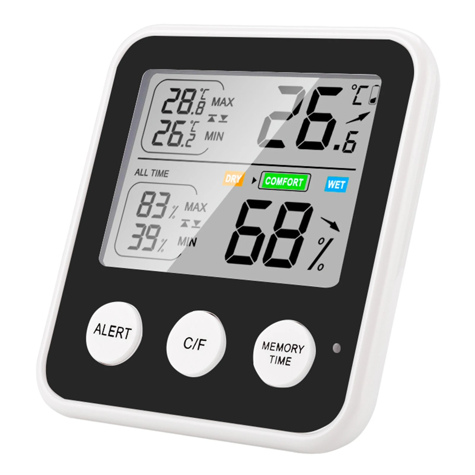 Humidity Gauge Indoor Temperature Humidity Monitor Thermometer Monitor With Sensors For Bed Room Office Plant Greenhouse 
Humidity Gauge Indoor Temperature Humidity Monitor Thermometer Monitor With Sensors For Bed Room Office Plant Greenhouse