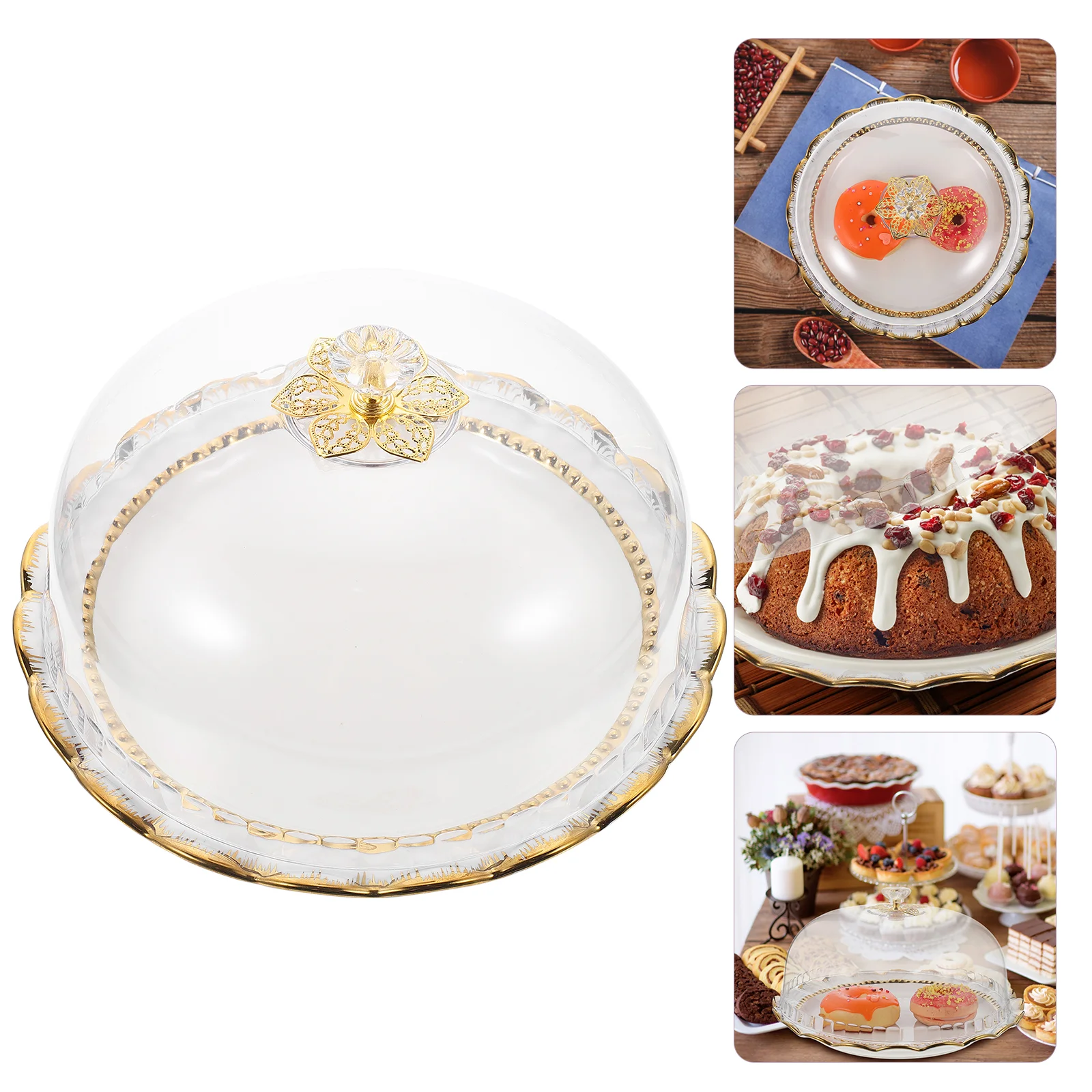 Cake Stand with Lid Dessert Display Plate Cake Stand with Dome Party Dessert Tray Cake Serving Holder
Cake Stand with Lid Dessert Display Plate Cake Stand with Dome Party Dessert Tray Cake Serving Holder
