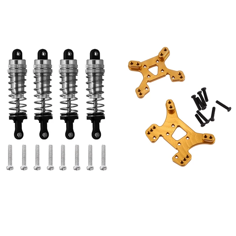 Front And Rear Shock Tower Board Set With 4Pcs Metal Shock Absorber Damper For 144001 1/14 4WD RC Car
Front And Rear Shock Tower Board Set With 4Pcs Metal Shock Absorber Damper For 144001 1/14 4WD RC Car