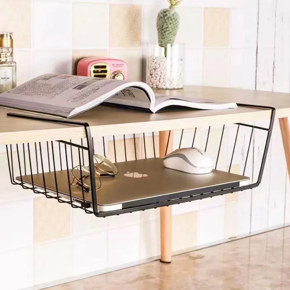 Metal Iron Kitchen Organizer Shelf Desk Cabinet Storage Rack Under Table Hanging Mesh Basket Wardrobe Holders
Metal Iron Kitchen Organizer Shelf Desk Cabinet Storage Rack Under Table Hanging Mesh Basket Wardrobe Holders
