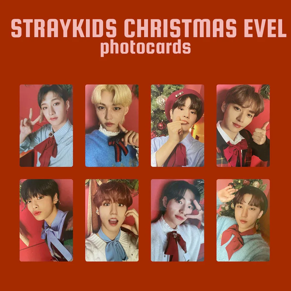 8 шт./компл. Kpop Детские Рождественские EveL фотокарты straykids Lomo Cards
8 шт./компл. Kpop Детские Рождественские EveL фотокарты straykids Lomo Cards