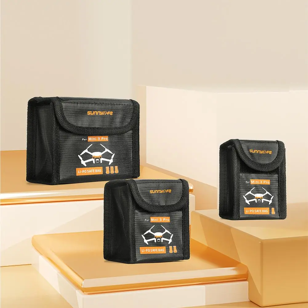 Battery Explosion-proof Bag Compatible For DJI Mini 3 Pro Lithium Battery Flame Retardant Protection Safety Storage Bag
Battery Explosion-proof Bag Compatible For DJI Mini 3 Pro Lithium Battery Flame Retardant Protection Safety Storage Bag