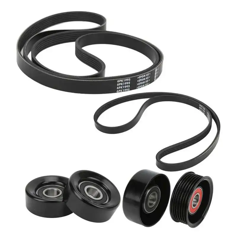 Belt Idler Pulley Kit Tensioner Drive Belt Kit High Efficiency FYE337042 OEM Standard for Repairing
Belt Idler Pulley Kit Tensioner Drive Belt Kit High Efficiency FYE337042 OEM Standard for Repairing