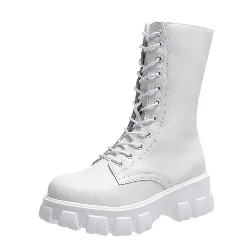 2022 new autumn leather lace up mid-calf boots women thick soled motorcycle boots winter warm female waterproof Riding boots
2022 new autumn leather lace up mid-calf boots women thick soled motorcycle boots winter warm female waterproof Riding boots