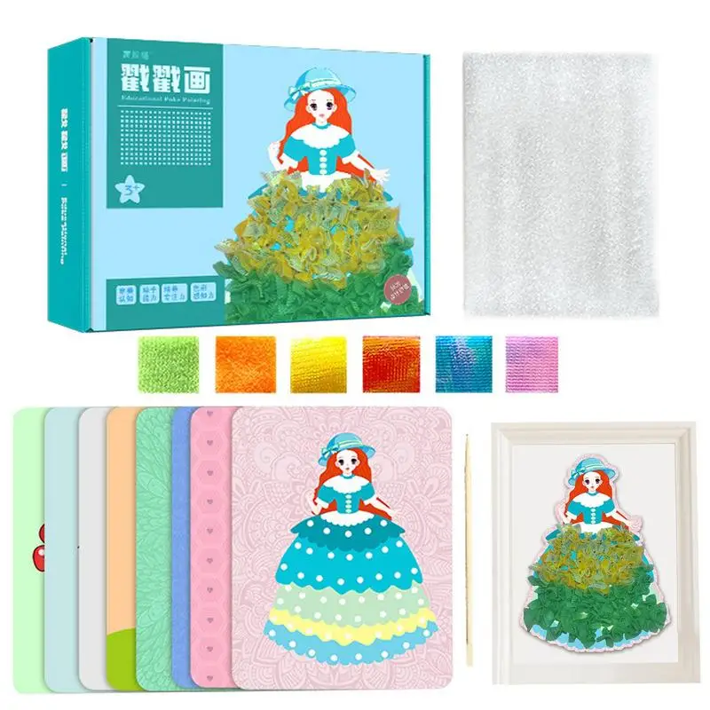 Sticker Toy Set Sticker DIY Coloring Poke Art Hundred Change Dress Educational Toys Painting Book Set Hand-Made For Children
Sticker Toy Set Sticker DIY Coloring Poke Art Hundred Change Dress Educational Toys Painting Book Set Hand-Made For Children