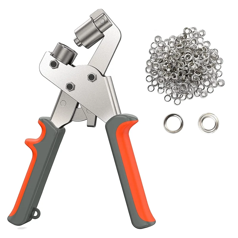 Grommet Tool Kit Grommet Press Pliers Portable Hold Punch Manual Kits Handheld Eyelet Machine W/With 200Pcs Grommets
Grommet Tool Kit Grommet Press Pliers Portable Hold Punch Manual Kits Handheld Eyelet Machine W/With 200Pcs Grommets