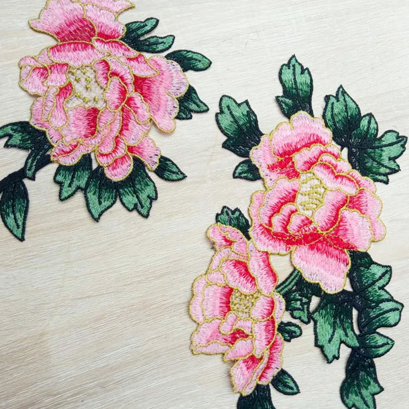 1 Pair On Patches Multicolor Fashion Peony Flower Pattern Nice Embroidery Patch Multi-purpose Polyester Appliques Cloth Stickers
1 Pair On Patches Multicolor Fashion Peony Flower Pattern Nice Embroidery Patch Multi-purpose Polyester Appliques Cloth Stickers