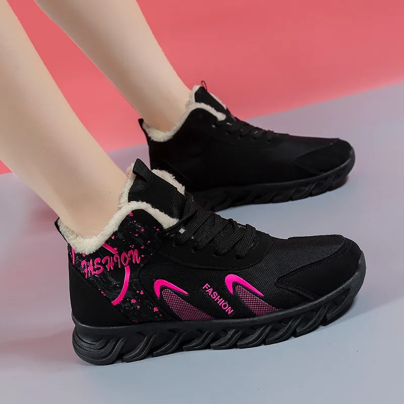 Winter Women's Shoes Non-slip Waterproof Thick Warm Platform Casual Cotton Shoes Snow Boots Plush Outdoor Walking Footwear
Winter Women's Shoes Non-slip Waterproof Thick Warm Platform Casual Cotton Shoes Snow Boots Plush Outdoor Walking Footwear