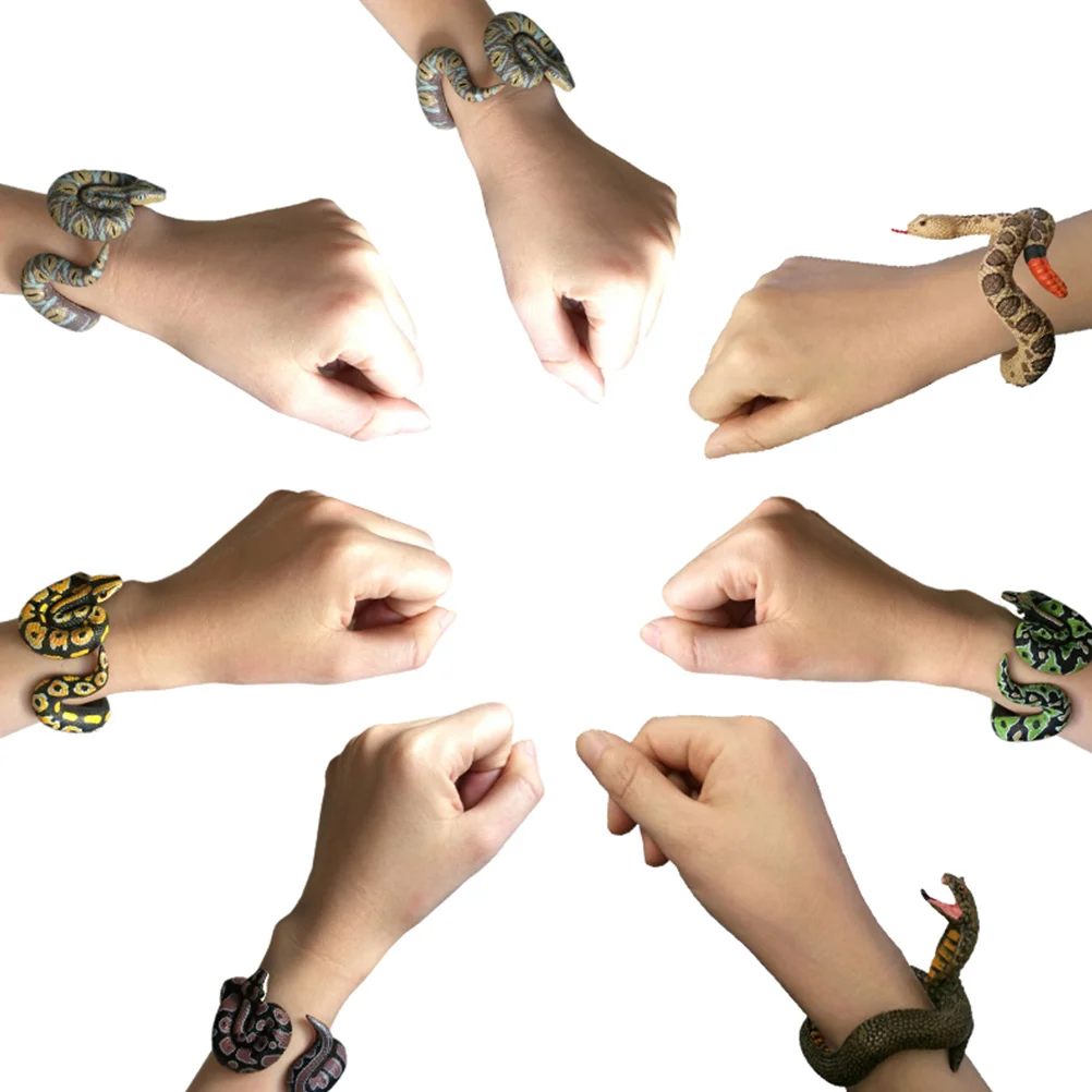 Wrist Bands Creepy Fake Snake Scary Prank Toy Halloween Party Tricky Horror Child Simulation Bracelet
Wrist Bands Creepy Fake Snake Scary Prank Toy Halloween Party Tricky Horror Child Simulation Bracelet