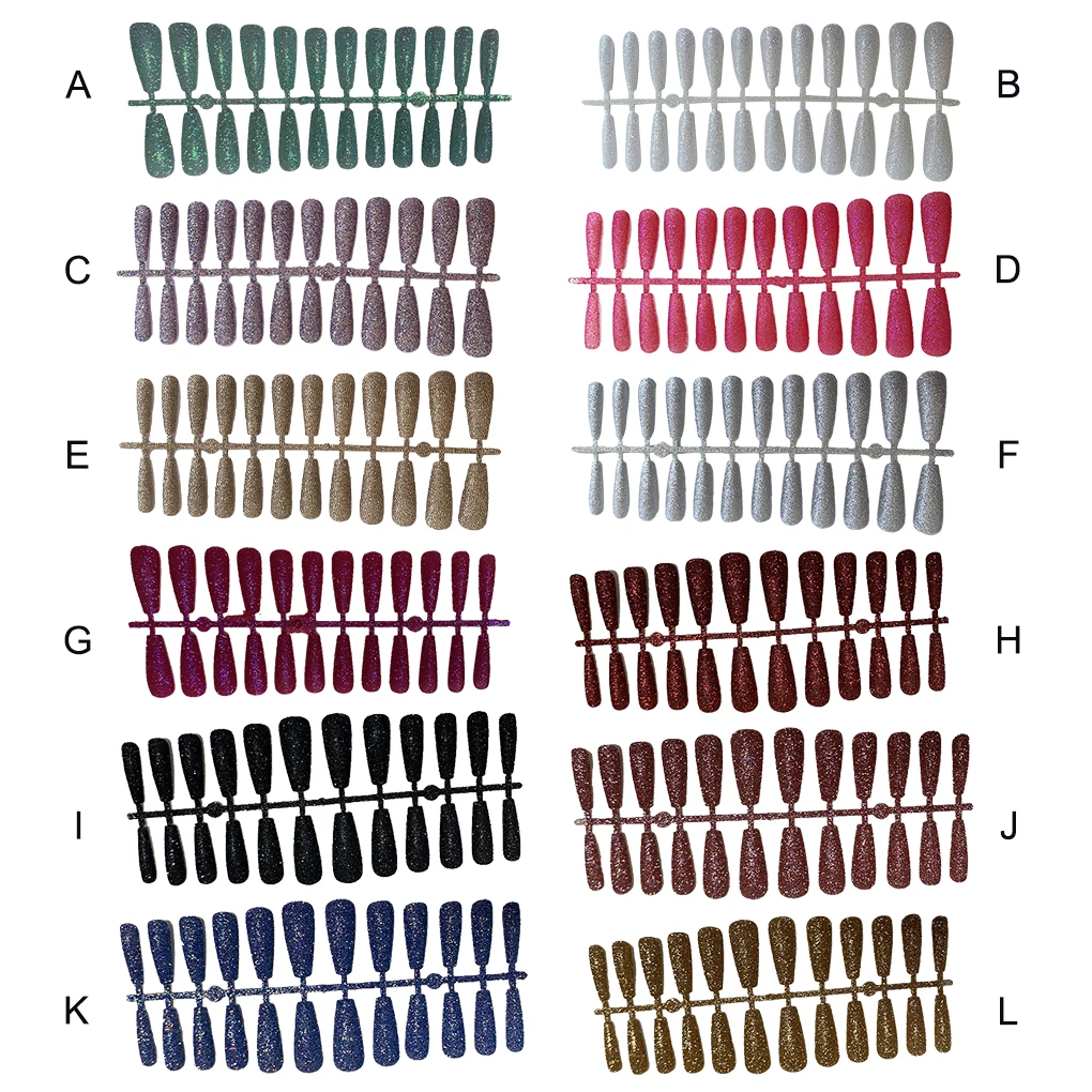 24 Pieces Fake Nails Shimmering Powder Artificial Nail Tips Simple Operation Fingernail Decal Manicure Decoration sliver
24 Pieces Fake Nails Shimmering Powder Artificial Nail Tips Simple Operation Fingernail Decal Manicure Decoration sliver