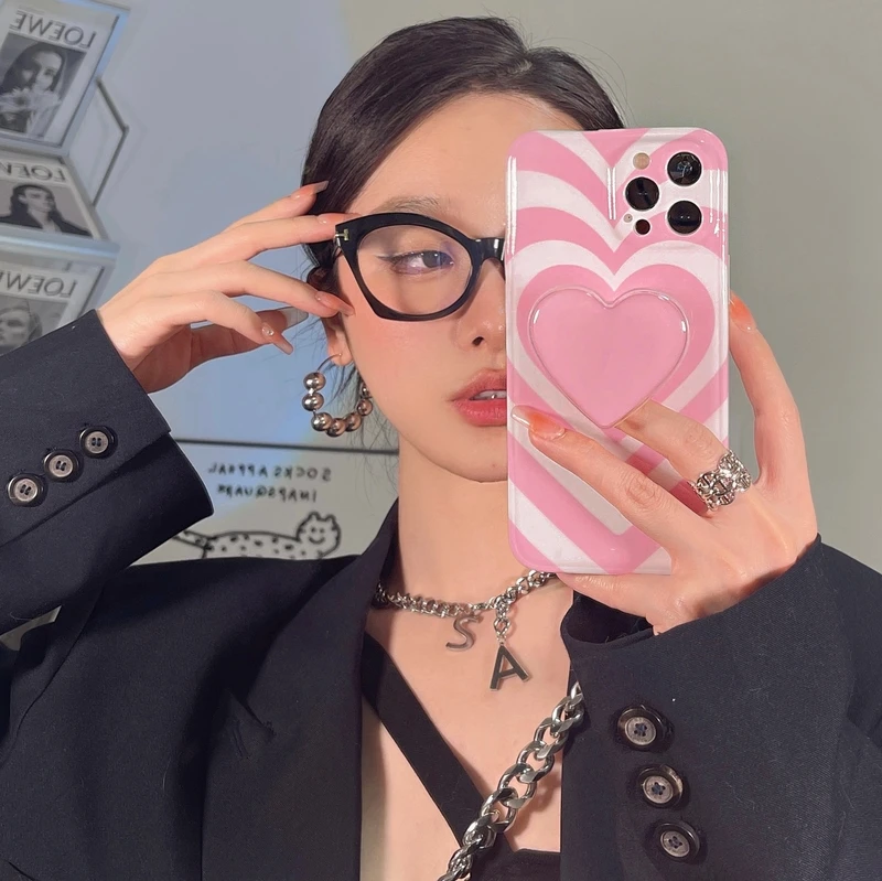 Pink Lattice Love Heart Holder Stand Phone Case For iPhone 11 12 13 Pro Xs Max X X 7 8 Plus Case Shockproof Soft Back Cover
Pink Lattice Love Heart Holder Stand Phone Case For iPhone 11 12 13 Pro Xs Max X X 7 8 Plus Case Shockproof Soft Back Cover