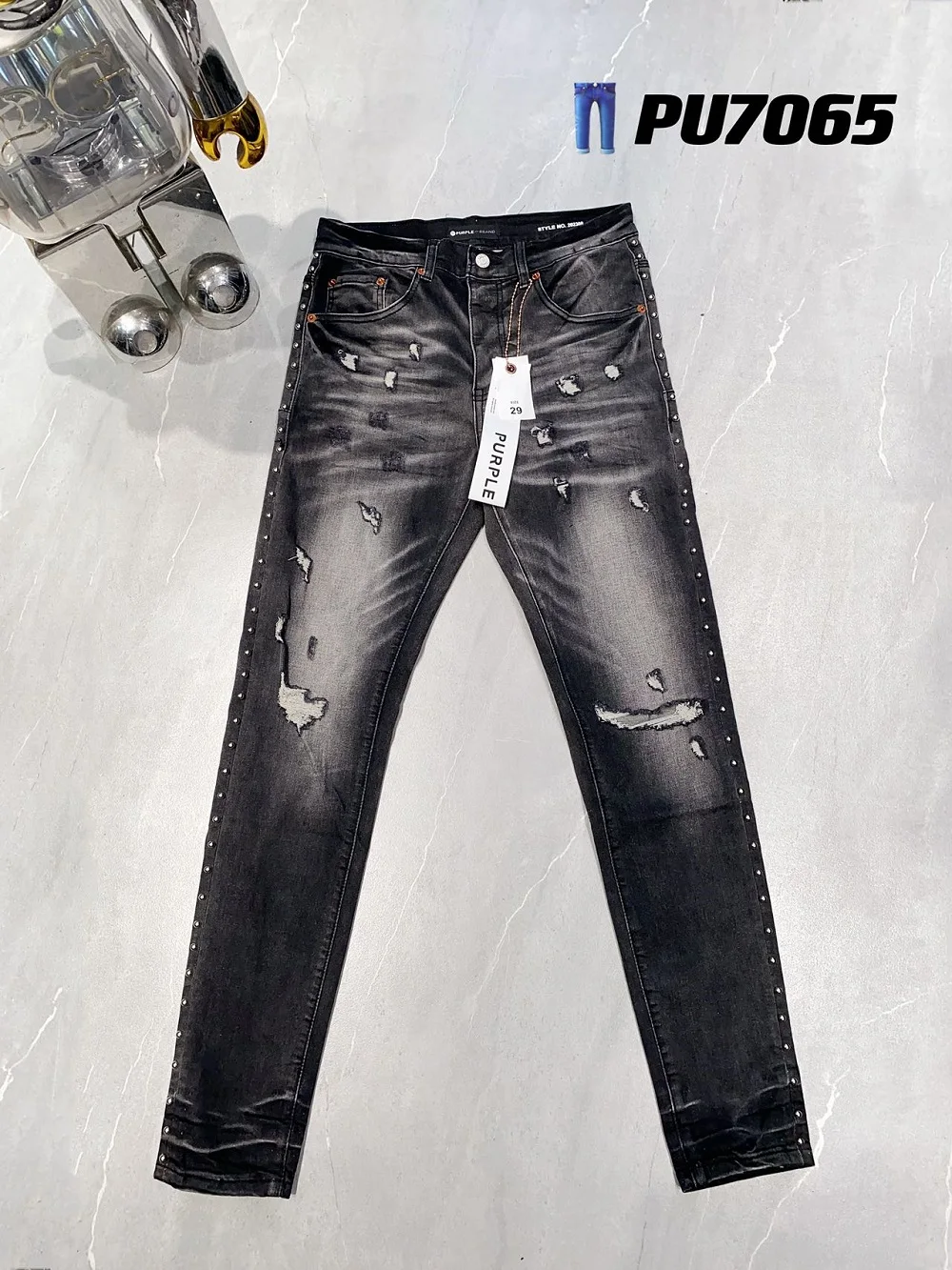 2023AW New Arrival Purple Brand Men's High Street Slim Fit Washed Destroyed Hole Black Denim Jeans Pants Streetwear
2023AW New Arrival Purple Brand Men's High Street Slim Fit Washed Destroyed Hole Black Denim Jeans Pants Streetwear
