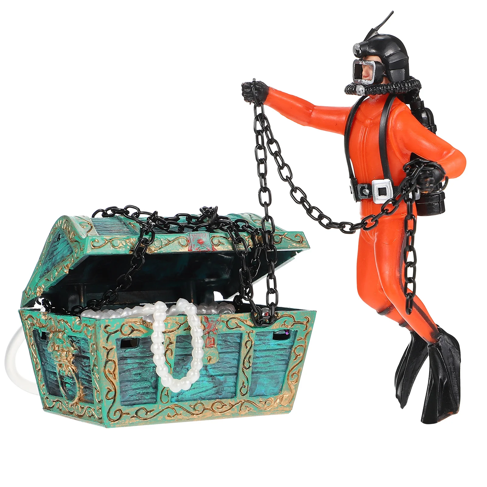 Treasure Hunter Fish Tank Layout Prop Aquarium Diver Decor Floating Statue Adornment Lovely Ornament Model Pirate Toys
Treasure Hunter Fish Tank Layout Prop Aquarium Diver Decor Floating Statue Adornment Lovely Ornament Model Pirate Toys