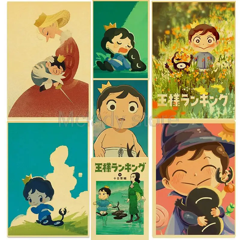 Japanese Healing and Growth Anime Ranking of Kings Posters Kraft Paper Cartoon Painting for Home Children's Bedroom Decor
Japanese Healing and Growth Anime Ranking of Kings Posters Kraft Paper Cartoon Painting for Home Children's Bedroom Decor