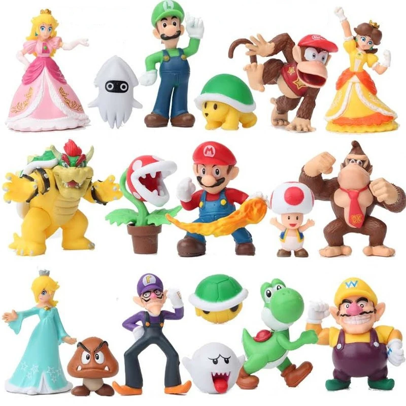 Super Mario Green Treasure Mushroom Peach Princess Luigi Donkey Kong Set Anime Action Figures Model Dolls Toy For Children Gift
Super Mario Green Treasure Mushroom Peach Princess Luigi Donkey Kong Set Anime Action Figures Model Dolls Toy For Children Gift