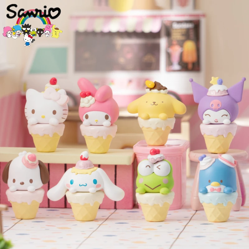 

Sanrio Blind Box Mini Cone Blind Bag Kuromi Cinnamoroll Hello Kitty My Melody Pachacco Pompompurin Birthday Gift Children's Toys