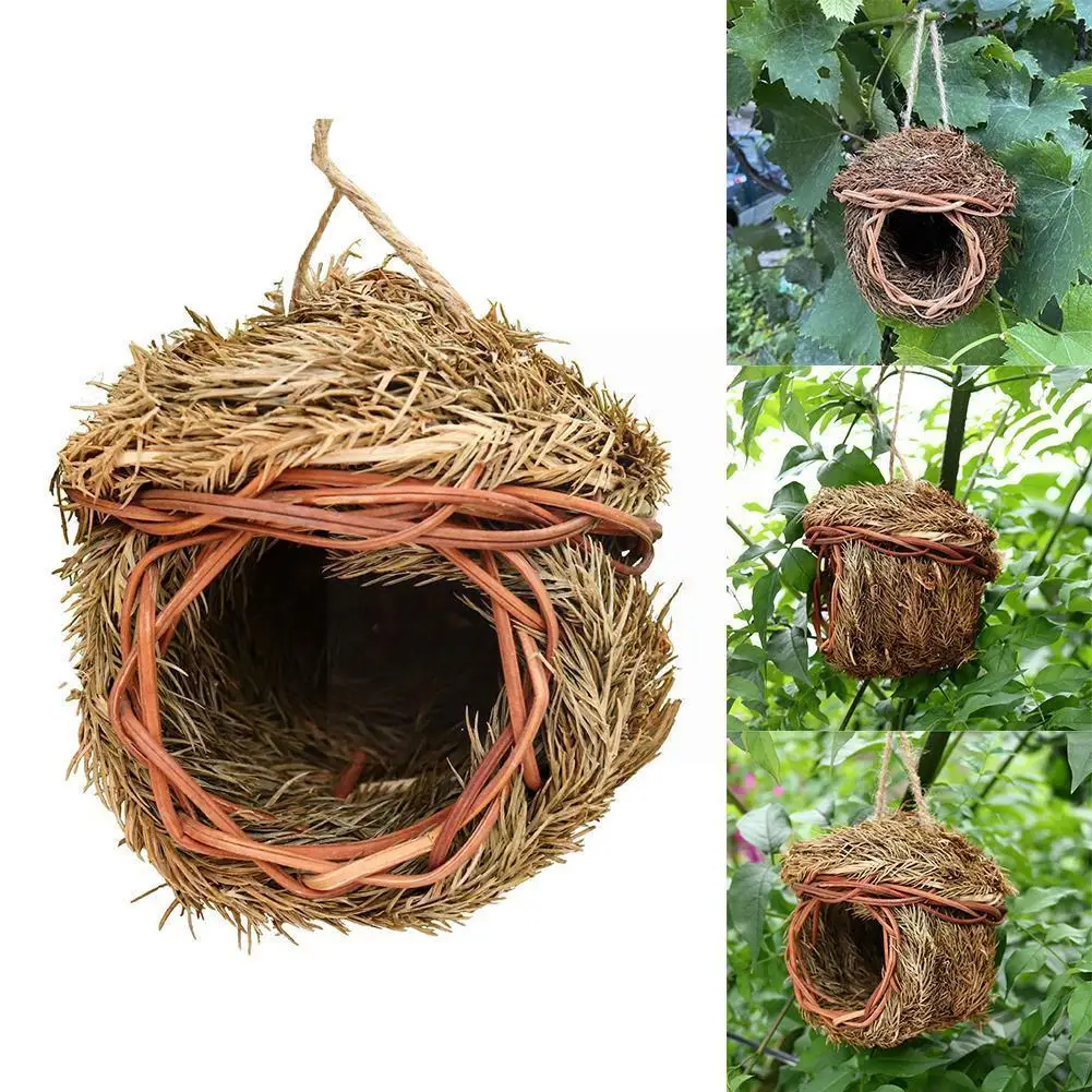 Birds Nest Bird Cage Natural Grass Egg Cage Bird House Hanging Bedroom Decorative Outdoor Nest Pet Houses Weaved Aviary Par V6Z7
Birds Nest Bird Cage Natural Grass Egg Cage Bird House Hanging Bedroom Decorative Outdoor Nest Pet Houses Weaved Aviary Par V6Z7