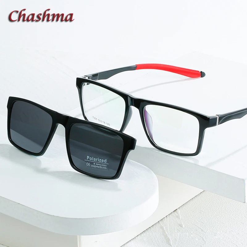 Мужские поляризованные очки Chashma, магнитные очки с клипсой, оптические очки, солнцезащитные очки, оптические линзы
Мужские поляризованные очки Chashma, магнитные очки с клипсой, оптические очки, солнцезащитные очки, оптические линзы