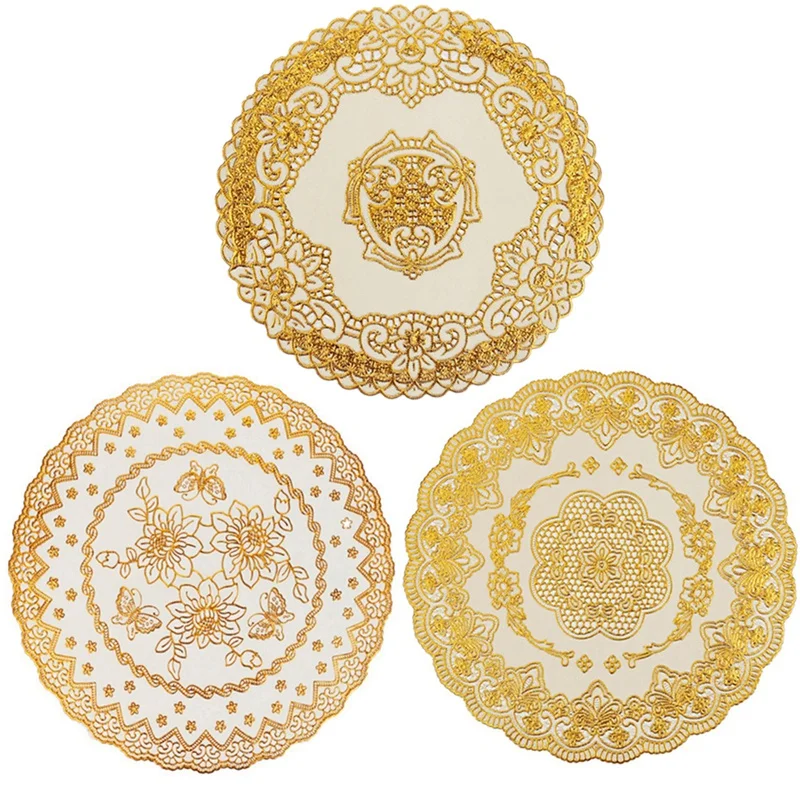 12PC European Placemats, Heat-Resistant Placemats Stain Resistant Anti-Skid PVC Table Woven Plate Mats
12PC European Placemats, Heat-Resistant Placemats Stain Resistant Anti-Skid PVC Table Woven Plate Mats