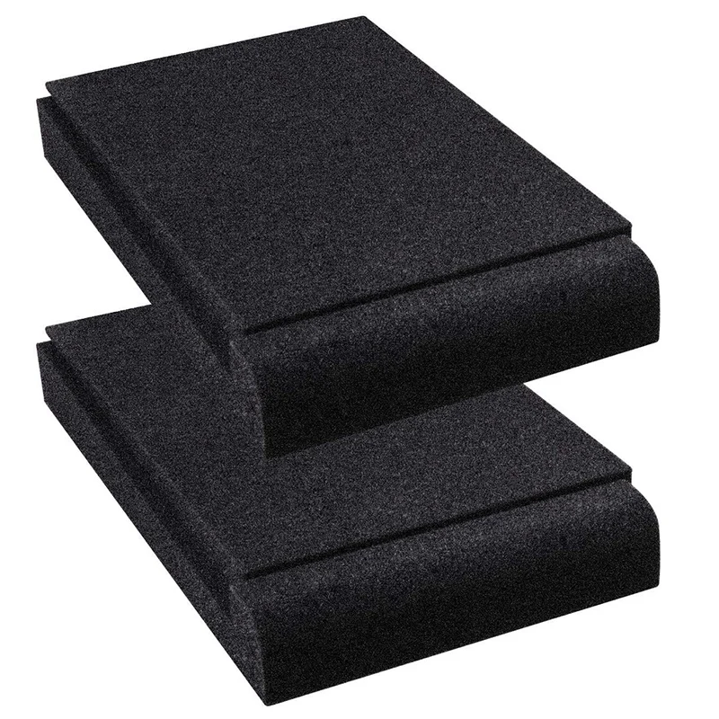 

2Pcs Acoustic Panels Foam Suitable For 5 Inch Speakers High-Density Acoustic Foam Prevent Vibrations And Fit Most Stands