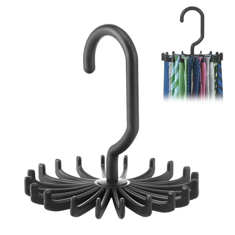 360° Rotating Tie Rack Belt Hangers Space Saving 20 Claws Clothes Holder Closet Wardrobe Organizer Home Storage Hanging Tie Hook
360° Rotating Tie Rack Belt Hangers Space Saving 20 Claws Clothes Holder Closet Wardrobe Organizer Home Storage Hanging Tie Hook