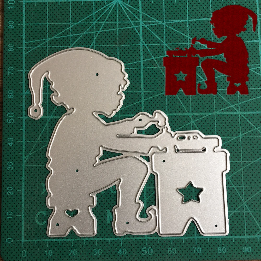 Christmas Elf Metal Cutting Dies for Card Making Dies Scrapbooking DIY Paper Craft Dies Embossing Die Cut
Christmas Elf Metal Cutting Dies for Card Making Dies Scrapbooking DIY Paper Craft Dies Embossing Die Cut