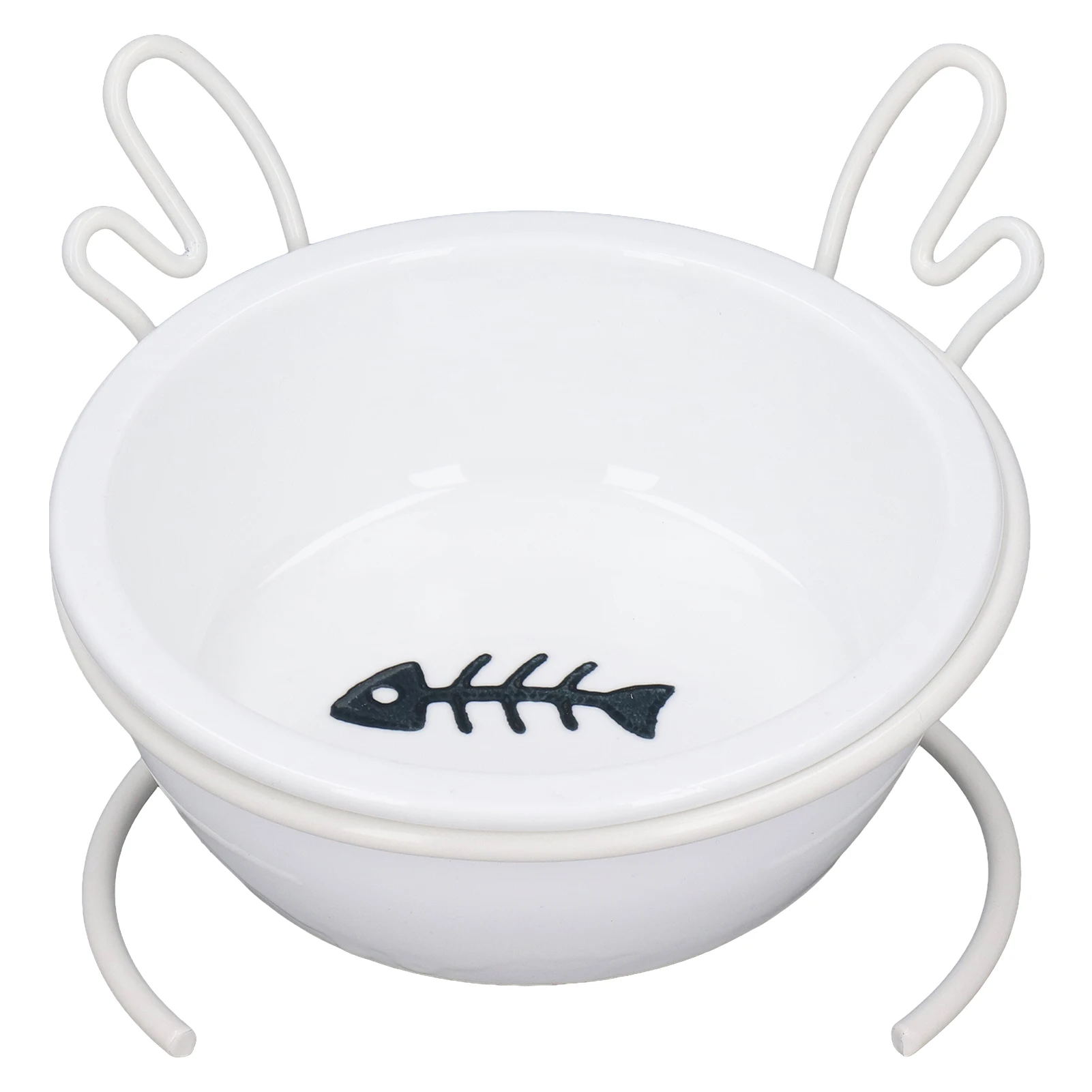 Ceramic Raised Cat Feeding Bowl Prevent Vomiting and Slipping Tiltable Elevated Pet Feeder with Metal Rack for Small Cats Dogs
Ceramic Raised Cat Feeding Bowl Prevent Vomiting and Slipping Tiltable Elevated Pet Feeder with Metal Rack for Small Cats Dogs