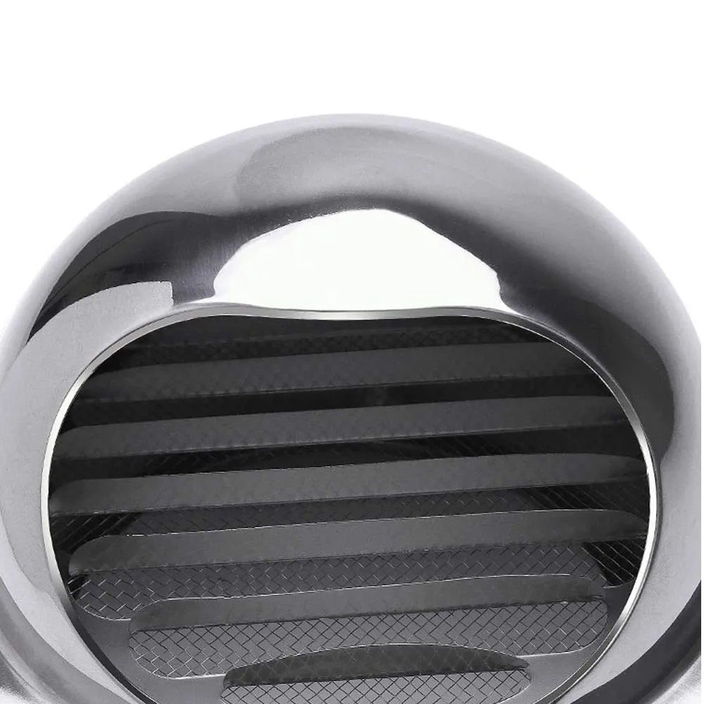 Air Vent Grille External Extractor Wall Vent Outlet Stainless Steel Round Brushed Bull Nosed Anti Insect For Kitchen Dryer
Air Vent Grille External Extractor Wall Vent Outlet Stainless Steel Round Brushed Bull Nosed Anti Insect For Kitchen Dryer