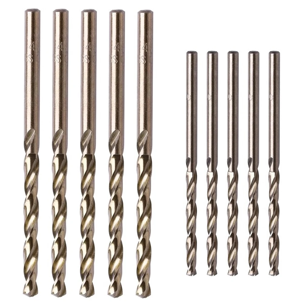 10 Pcs Twist Drill Bits 3/4mm Head M35 Cobalt HSS Drill Bit For Stainless Steel Drilling Metalworking Woodworking Carpentry Tool
10 Pcs Twist Drill Bits 3/4mm Head M35 Cobalt HSS Drill Bit For Stainless Steel Drilling Metalworking Woodworking Carpentry Tool