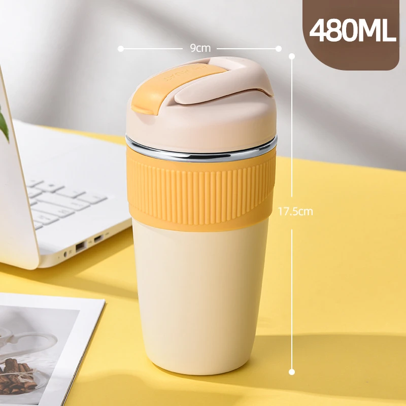 Stainless Steel Portable Cup Coffee Vacuum Thermos Bottle with Straw Travel Thermal Mug Tumbler Leak Proof School Office Cup
Stainless Steel Portable Cup Coffee Vacuum Thermos Bottle with Straw Travel Thermal Mug Tumbler Leak Proof School Office Cup