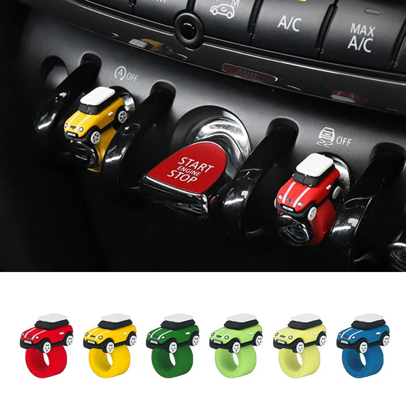 For BMW MINI Cooper One JCW Clubman Coutryman Silicone Car Model Button Cover Car Interior Ornaments Start Stop Button Sticker
For BMW MINI Cooper One JCW Clubman Coutryman Silicone Car Model Button Cover Car Interior Ornaments Start Stop Button Sticker