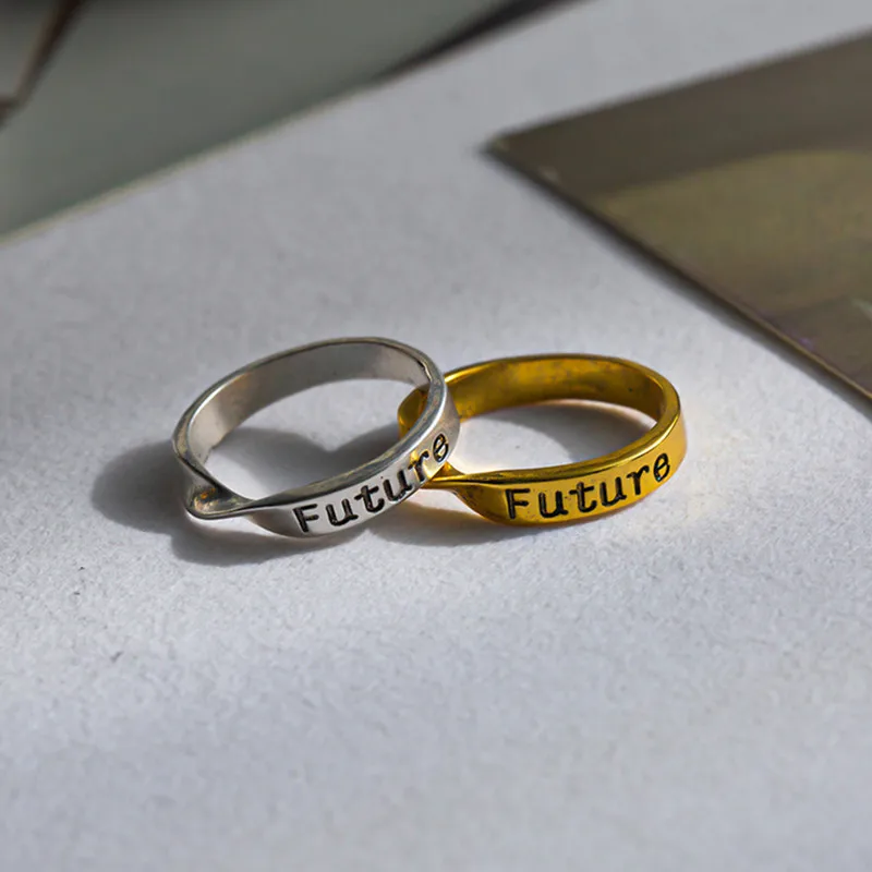 Twist Mobius Ring for Women Now Future Letter Ring Infinite Endless Love Couple Ring Wedding Engagement Ring Charm Jewelry Gifts 
Twist Mobius Ring for Women Now Future Letter Ring Infinite Endless Love Couple Ring Wedding Engagement Ring Charm Jewelry Gifts