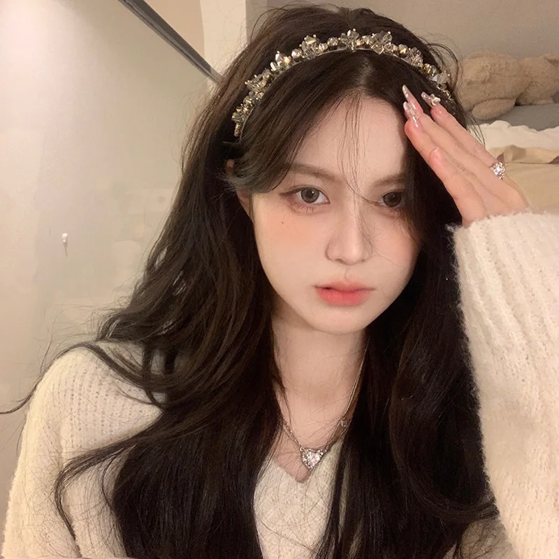 Sweet Fairy Elegant Rhinestone Headband Advanced Retro Versatile Hair Bands Girls Bridal Wedding Hair Accessories Headwear
Sweet Fairy Elegant Rhinestone Headband Advanced Retro Versatile Hair Bands Girls Bridal Wedding Hair Accessories Headwear