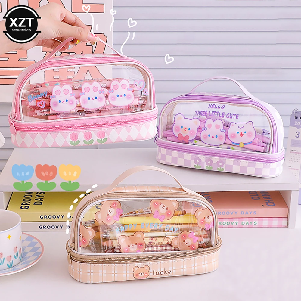 Kawaii Large Capacity Pencil Case Bag Zipper Storage Bag Lovely Cosmetics Bag Organizer Student Stationery Storage Bag Pen Bag
Kawaii Large Capacity Pencil Case Bag Zipper Storage Bag Lovely Cosmetics Bag Organizer Student Stationery Storage Bag Pen Bag