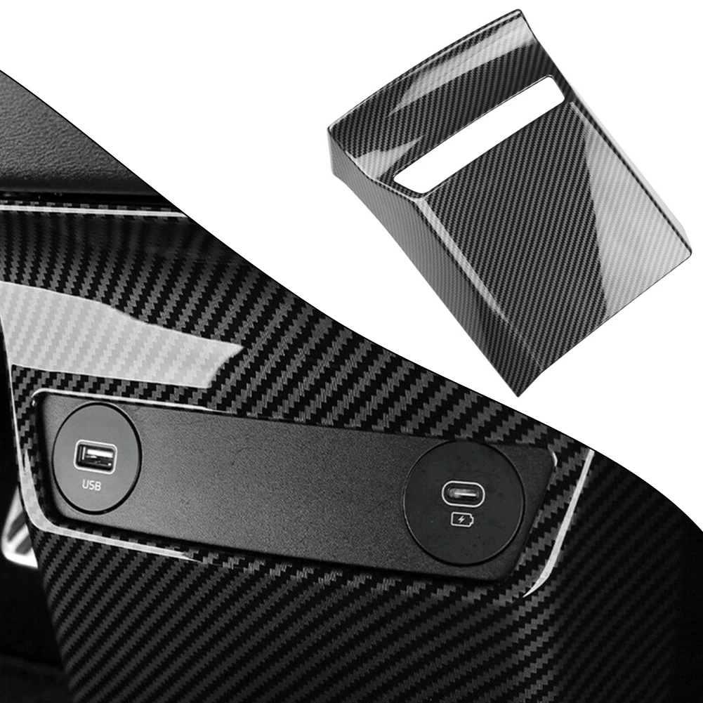 Car Front USB Plug Frame Carbon Fiber Pattern Anti-Kick Panel Cover Trim For Kia EV6 2022 2023 Front AC Vent Outlet Cover Trim
Car Front USB Plug Frame Carbon Fiber Pattern Anti-Kick Panel Cover Trim For Kia EV6 2022 2023 Front AC Vent Outlet Cover Trim