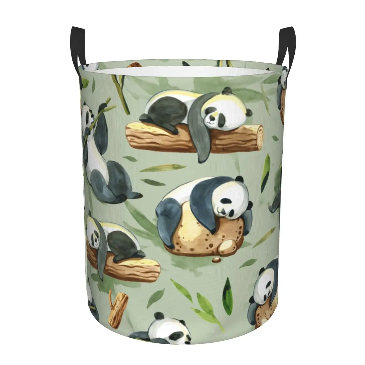 Waterproof Storage Bag Panda With Stone Splash Leaves Household Dirty Laundry Basket Folding Storage Bucket Clothes Organizer
Waterproof Storage Bag Panda With Stone Splash Leaves Household Dirty Laundry Basket Folding Storage Bucket Clothes Organizer