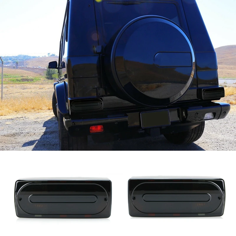 Smoked Black Car Rear Tail Light Cover Lenses For Mercedes Benz W463 G-Class G500 G550 G55 G63 AMG 1999-2018
Smoked Black Car Rear Tail Light Cover Lenses For Mercedes Benz W463 G-Class G500 G550 G55 G63 AMG 1999-2018