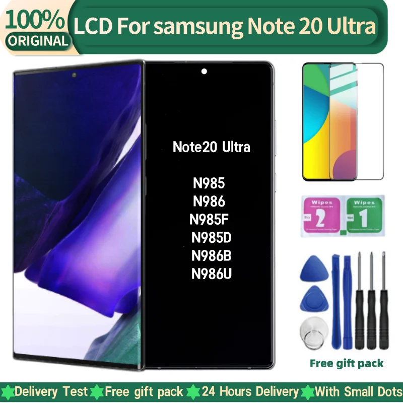 Оригинальный AMOLED-дисплей для Samsung Galaxy Note 20 Ultra ЖК-дисплей N985 N986 сенсорный экран дигитайзер N985F/DS N986B дисплей с пятнами
Оригинальный AMOLED-дисплей для Samsung Galaxy Note 20 Ultra ЖК-дисплей N985 N986 сенсорный экран дигитайзер N985F/DS N986B дисплей с пятнами