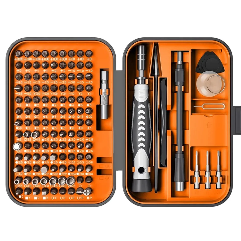 Набор Прецизионных Отверток 130/152-в-1, Магнитный Мини-набор Для Ремонта Со Встроенным Отсеком Для Электроники
Набор Прецизионных Отверток 130/152-в-1, Магнитный Мини-набор Для Ремонта Со Встроенным Отсеком Для Электроники