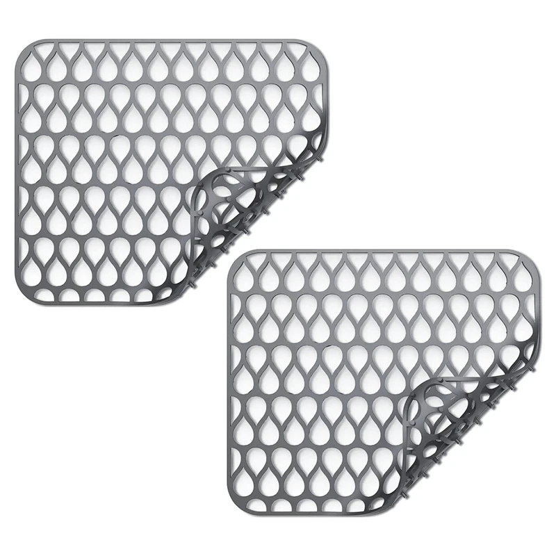 Silicone Sink Protectors For Kitchen, Folding Non-Slip Sink Mat Grid For Bottom Of Stainless Steel Porcelain Sink
Silicone Sink Protectors For Kitchen, Folding Non-Slip Sink Mat Grid For Bottom Of Stainless Steel Porcelain Sink