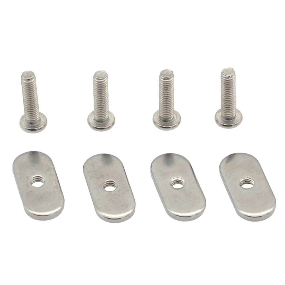 4Pack Stainless Steel Kayak M5 Screws & Nuts Rail Track Mount Tie Down Eyelet Replacement Gear Mounting Bolt Easy To Install
4Pack Stainless Steel Kayak M5 Screws & Nuts Rail Track Mount Tie Down Eyelet Replacement Gear Mounting Bolt Easy To Install