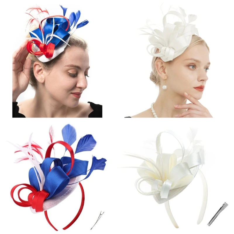 Elegant Fascinator Headband for Women Cocktail Tea Party Headwear Exquisite French Fascinator for Wedding
Elegant Fascinator Headband for Women Cocktail Tea Party Headwear Exquisite French Fascinator for Wedding
