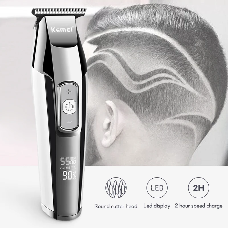 Kemei T Blade Cordless Clippers Steel Electric Hair Cutting Machine Cutter Professional Salon Shaving Trimmer Barber
Kemei T Blade Cordless Clippers Steel Electric Hair Cutting Machine Cutter Professional Salon Shaving Trimmer Barber