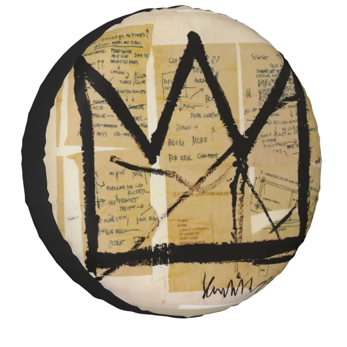 Custom Crown By Basquiats Spare Tire Cover for Jeep Toyota Graffiti Art 4WD 4x4 RV Car Wheel Protectors 14" 15" 16" 17" Inch
Custom Crown By Basquiats Spare Tire Cover for Jeep Toyota Graffiti Art 4WD 4x4 RV Car Wheel Protectors 14" 15" 16" 17" Inch